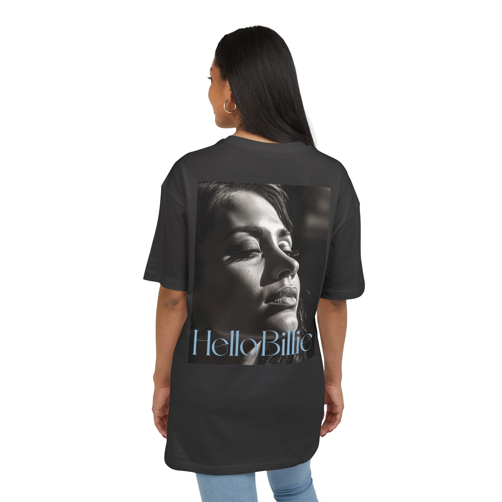 Elena Svart Oversize T-shirt