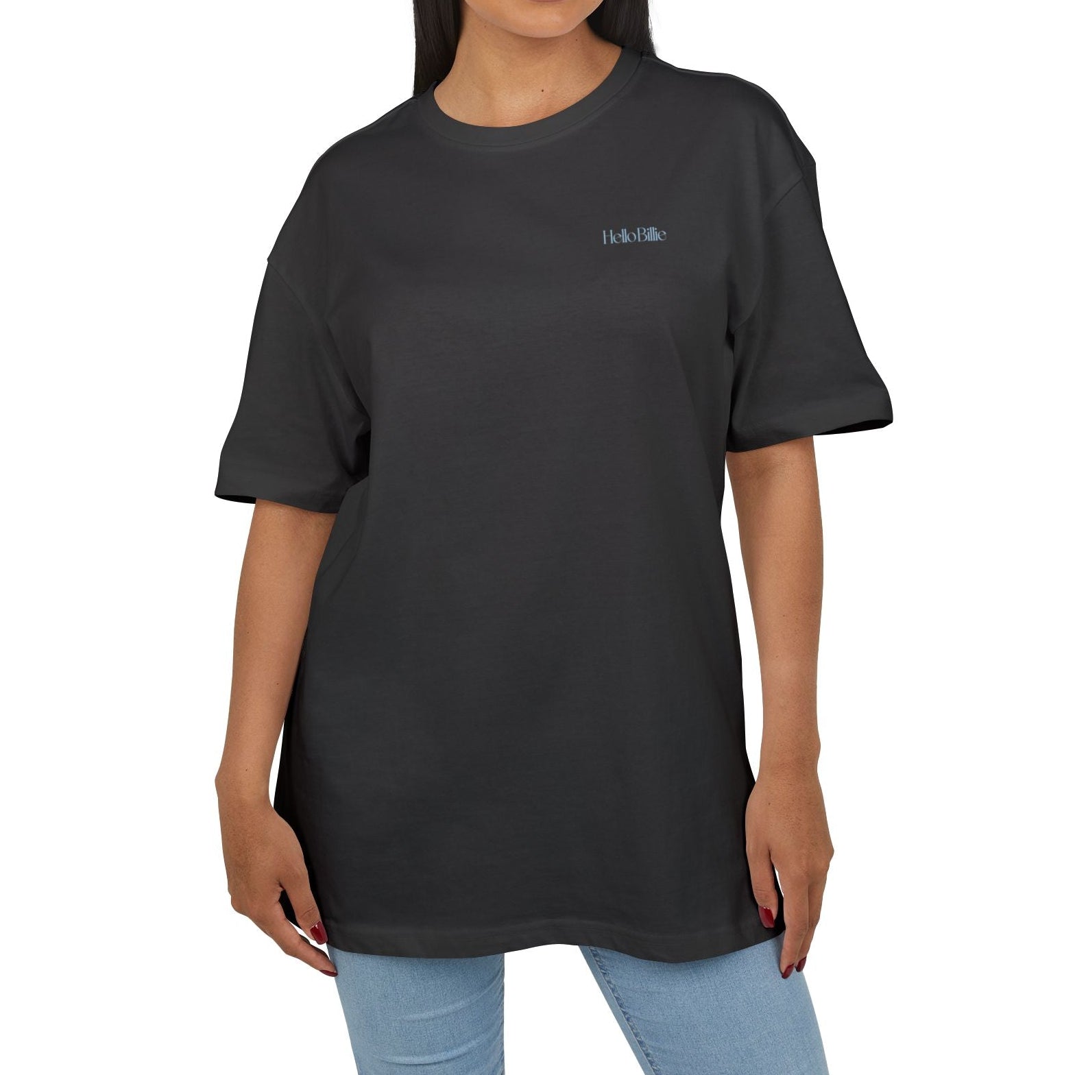 Nova Svart Oversize T-shirt