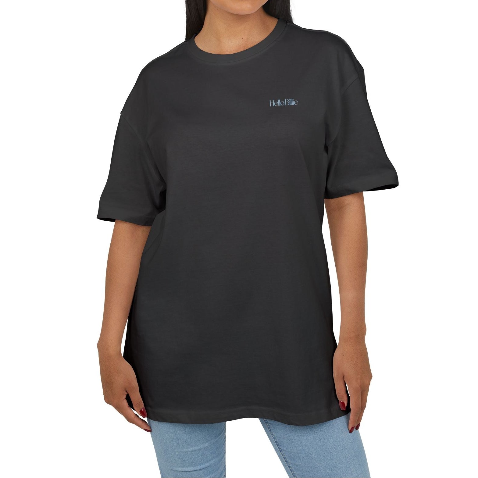 Selene Svart Oversize T-shirt