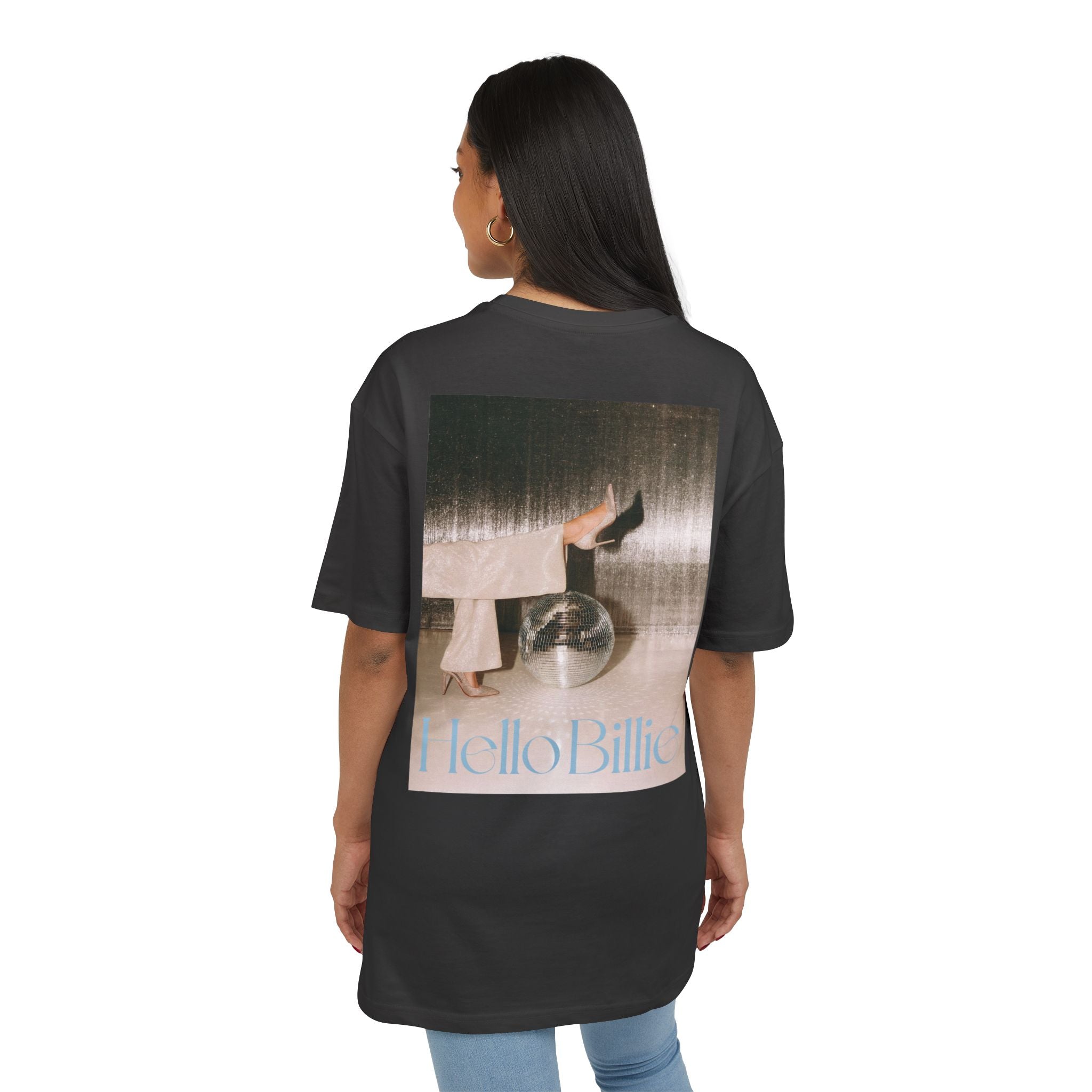 Selene Svart Oversize T-shirt