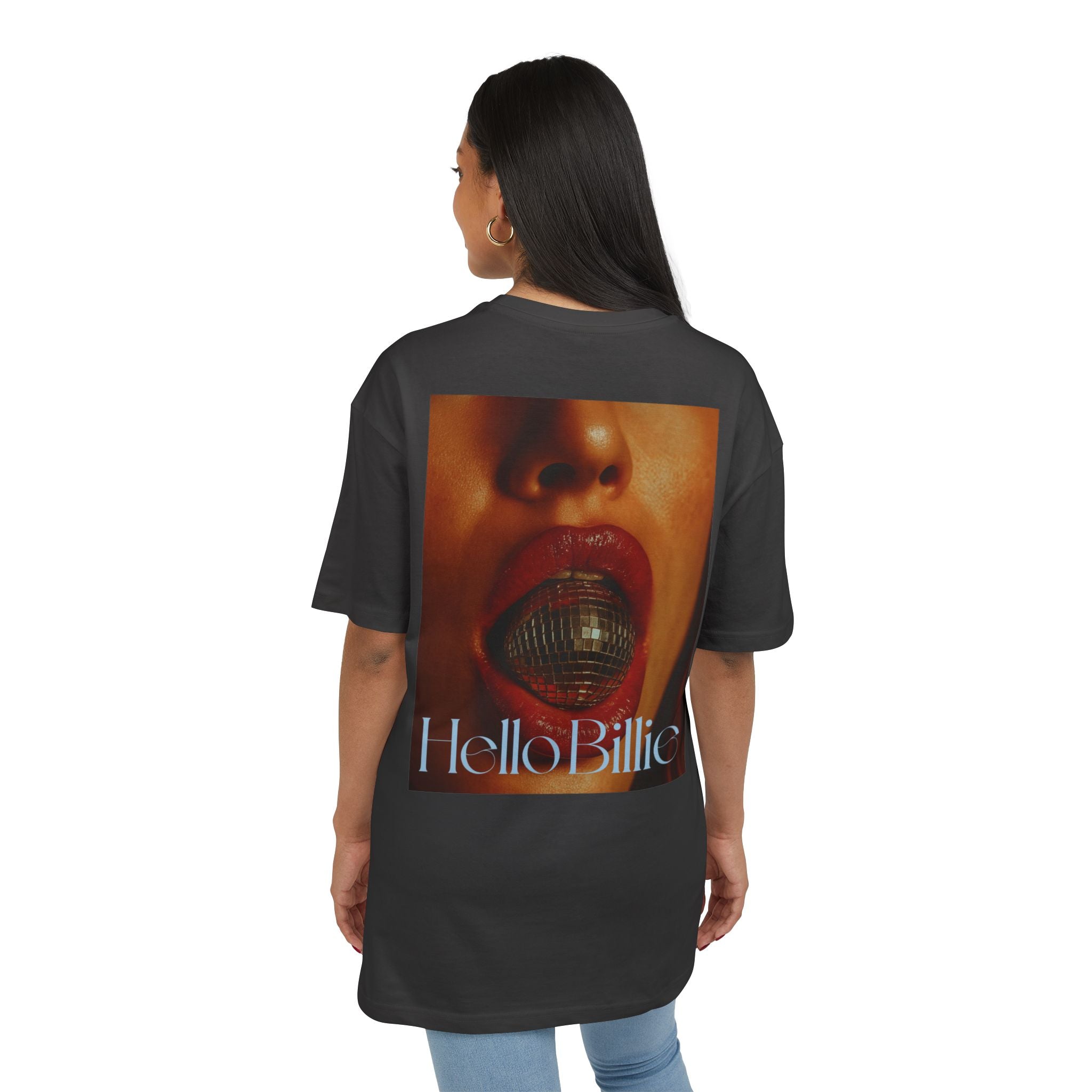 Nova Svart Oversize T-shirt